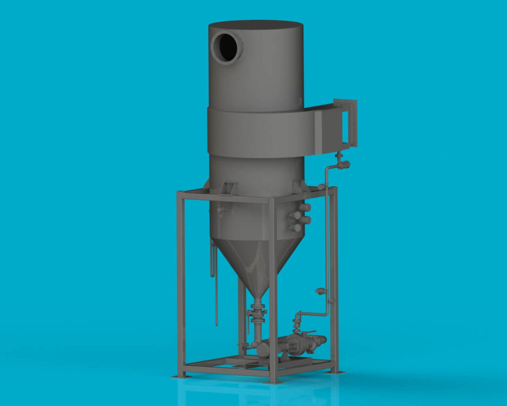 Heumann Environmental Wet Scrubber 3D model